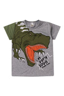 Conjunto Infantil Verão Masculino I´m Very Loud - Mescla