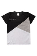 Conjunto Infantil Verão Masculino Recortes - Preto