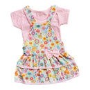 Kit Bebê 2 Peças Vestido + camiseta