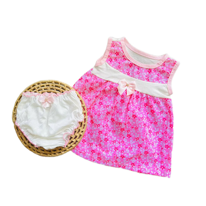 Kit Bebê 2 Peças Vestido + Calcinha