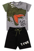 Conjunto Infantil Verão Masculino I´m Very Loud - Mescla