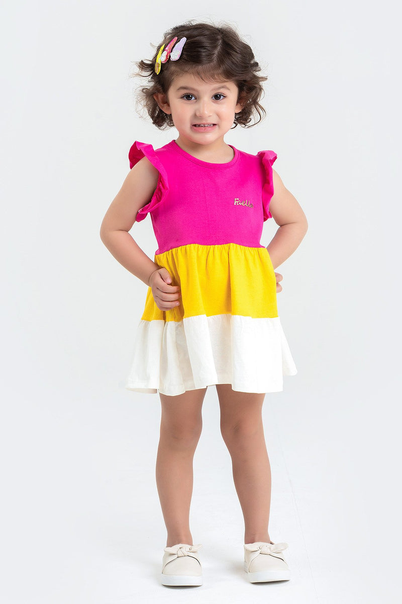 Vestido Infantil Verão Feminino Três Marias - Pink