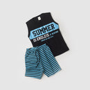 Conjunto Infantil Verão Masculino Regata Summer - Preto