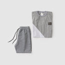 Conjunto Infantil Verão Masculino Recortes Mega Kids - Mescla