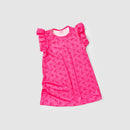 Vestido Infantil Verão Feminino Laços - Rosa