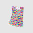 Vestido Infantil Verão Feminino Flores - Colorido