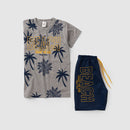 Conjunto Infantil Verão Masculino Beach - Mescla