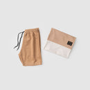 Conjunto Infantil Verão Masculino Recortes - Bege