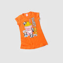 Vestido Infantil Verão Feminino Milkshake - Laranja