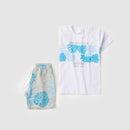 Conjunto Infantil Verão Masculino Holiday Time - Branco