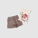 Conjunto Infantil Verão Feminino Little Dreamer - Off White