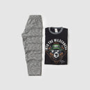 Pijama Infantil Manga Longa Masculino Into the wilderness - Preto